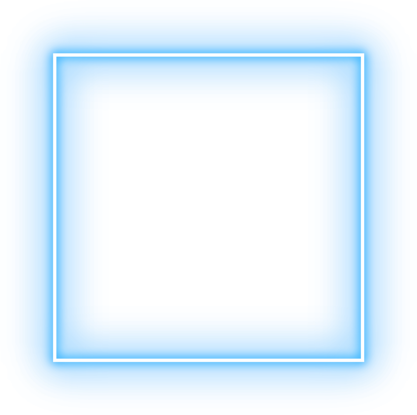 square neon frame